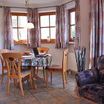 Wohnraum der Ferienwohnung